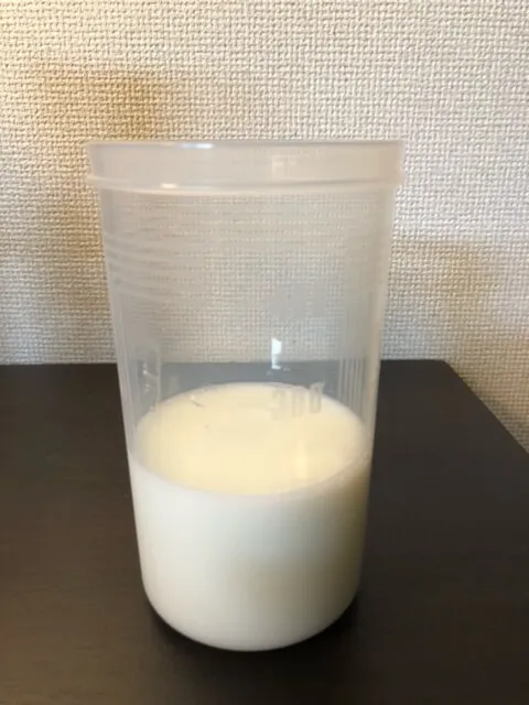 milk and water
