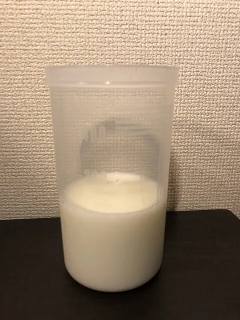 water and milk